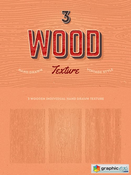 3 Wood individual textures