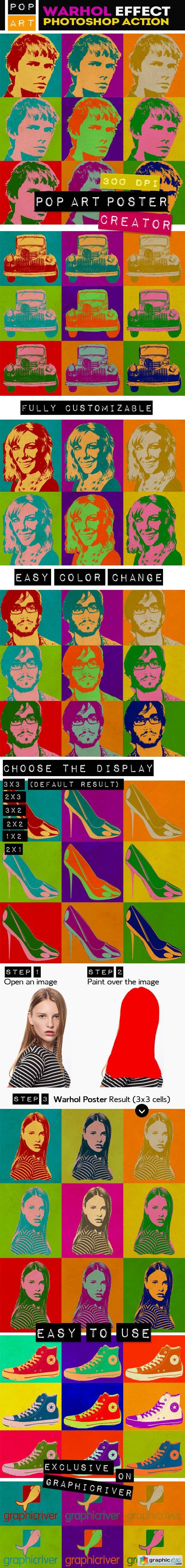 Pop Art Poster Maker - Warhol Effect
