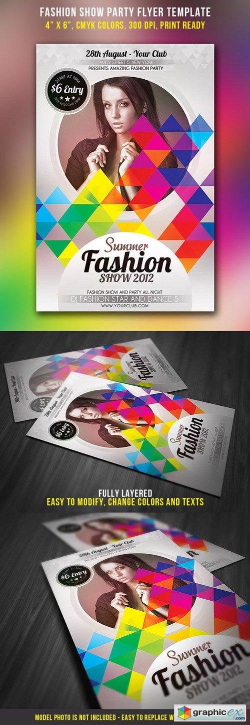 Fashion Show Party Flyer