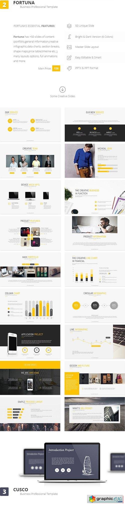 Smart Bundle 3in1 (v2) PowerPoint Templates 10280604