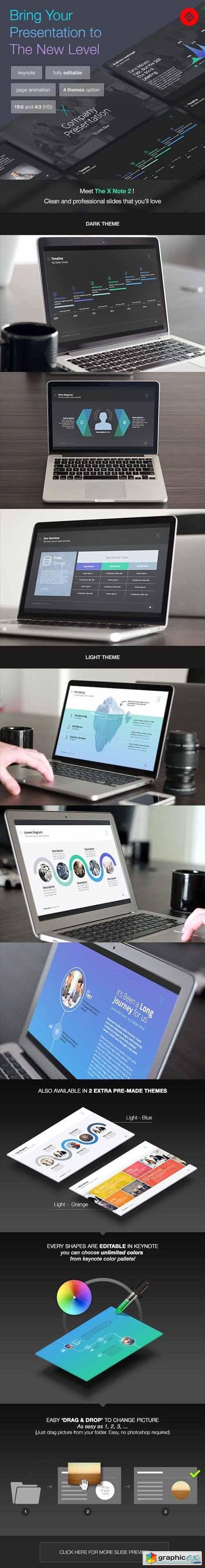 The X-note 2 - Keynote Template 