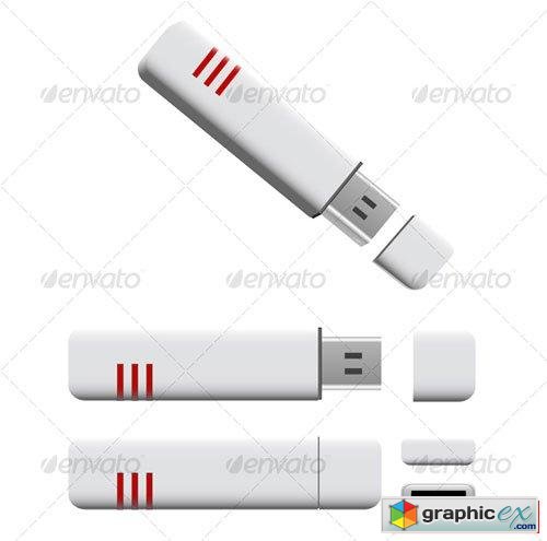  GraphicRiver - Usb flash memory stick 