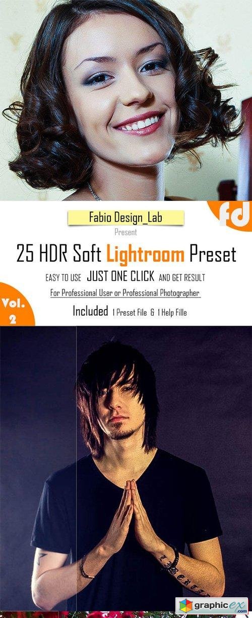 25 HDR Soft Lightroom Preset Vol.2