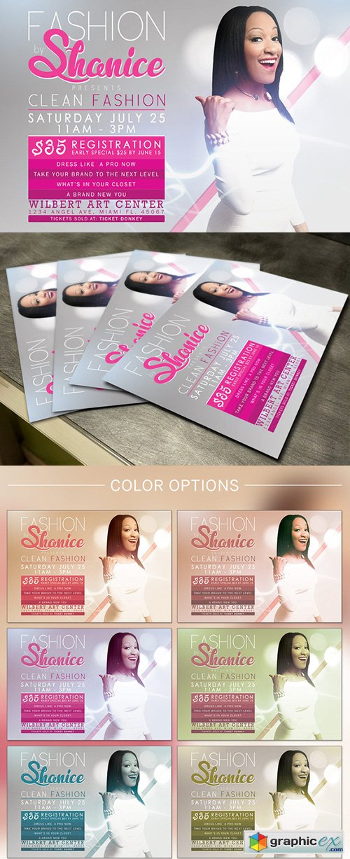 Fashion Conference Flyer Template
