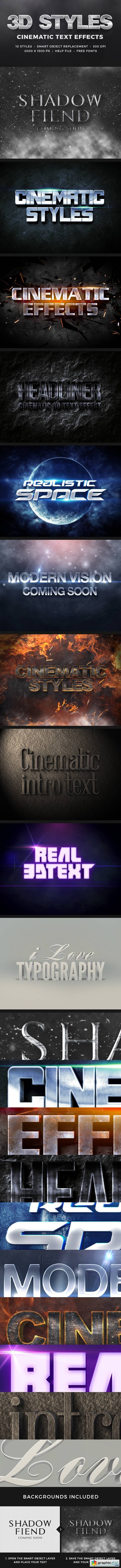 3D Cinematic Text Effects Vol.1