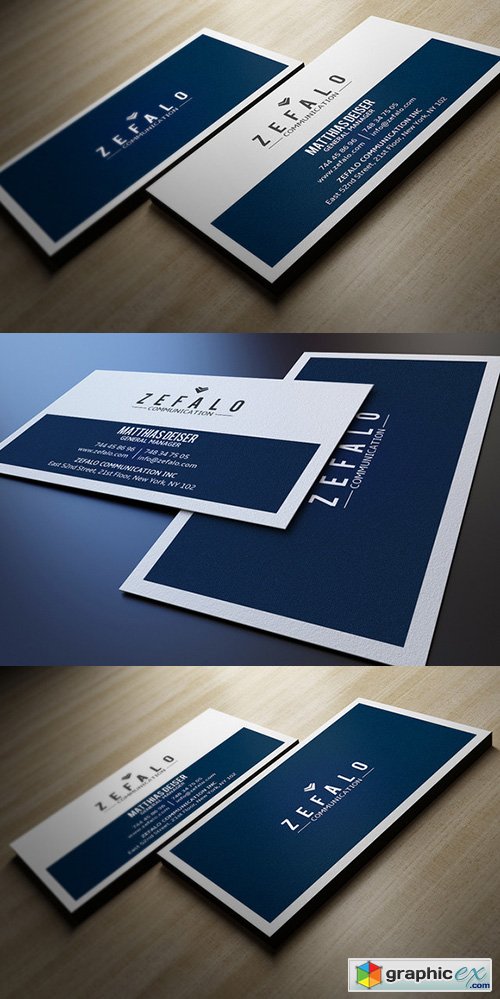 Clear Simple Business Card