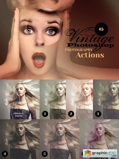 6 Vintage Photo Actions