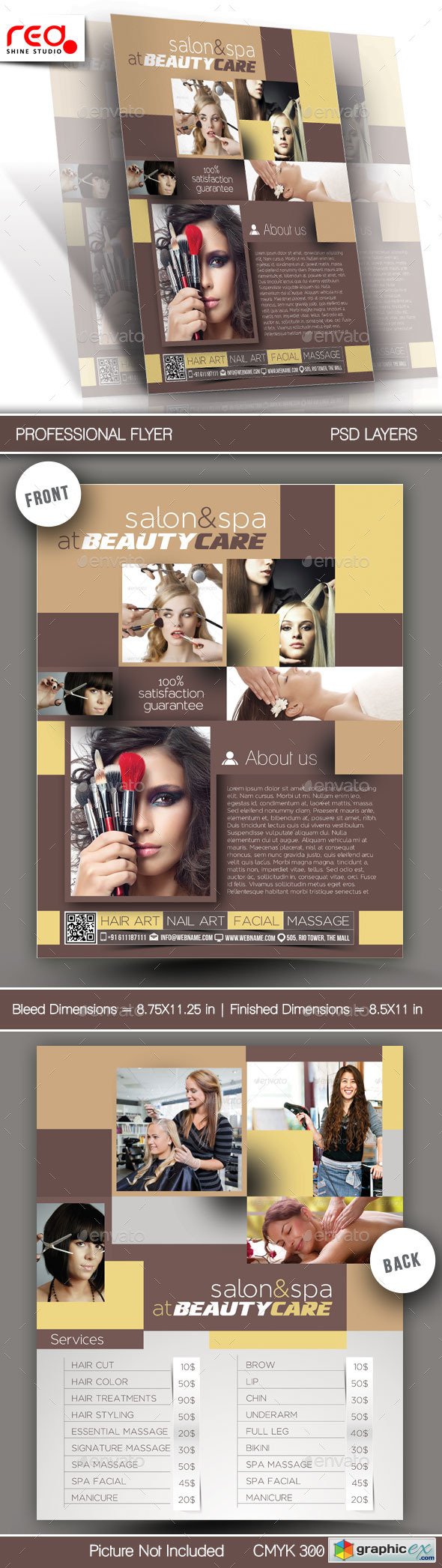 Beauty Care Flyer & Poster Template
