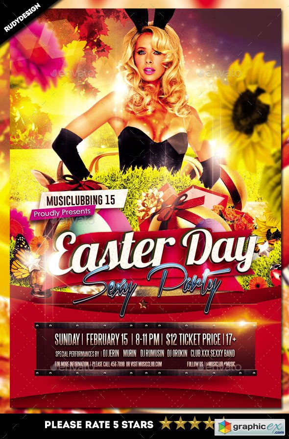 Easter Day Party Flyer