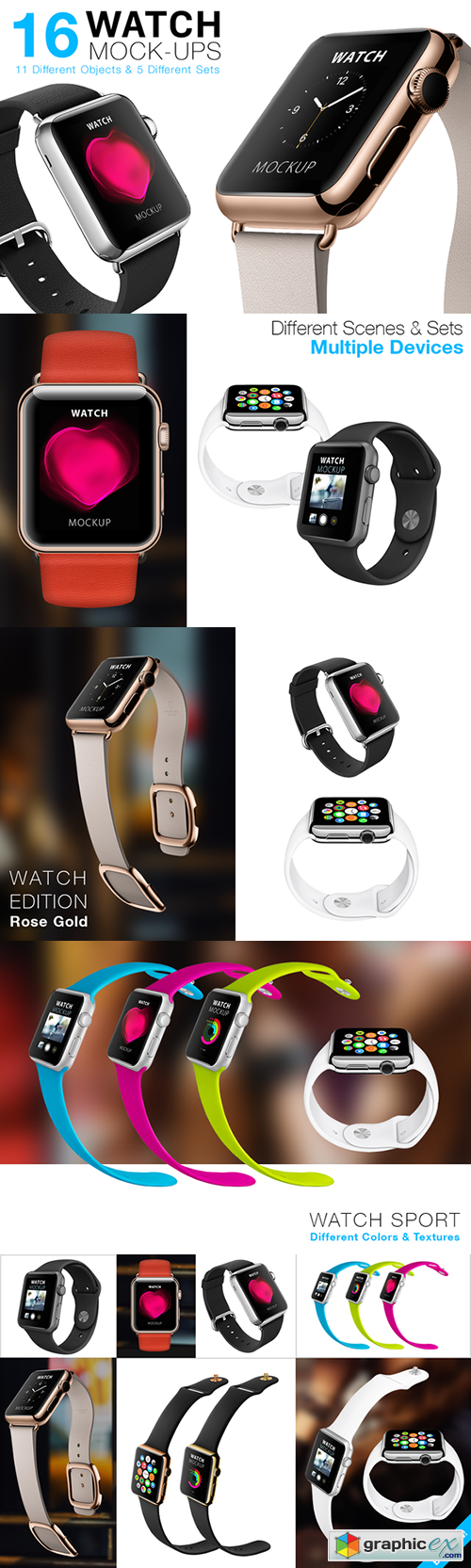Apple Watch Mock-ups