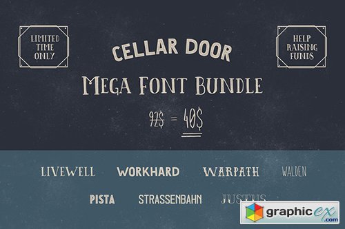 Cellar Door Mega Font Bundle
