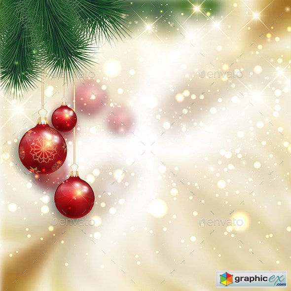 Christmas Bauble Background