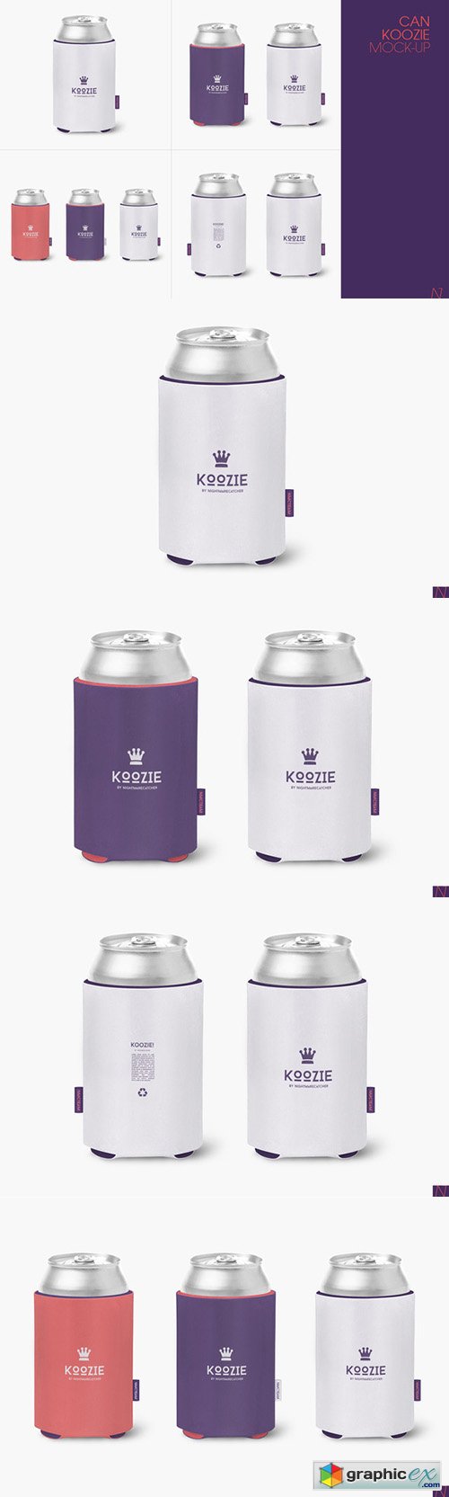 Download Can Koozie Mock-up » Free Download Vector Stock Image ... PSD Mockup Templates