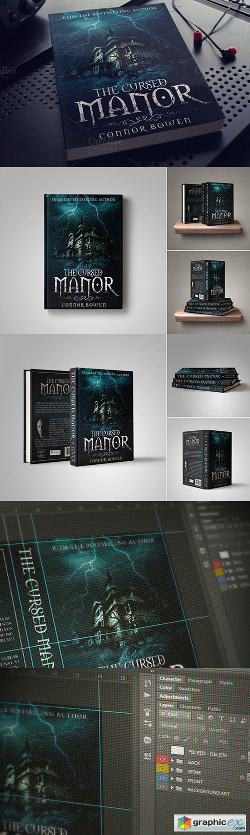 Customizable Book Cover Template 48