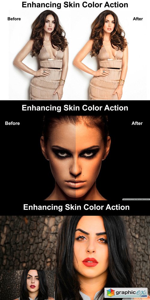 Enhancing Skin Color Action