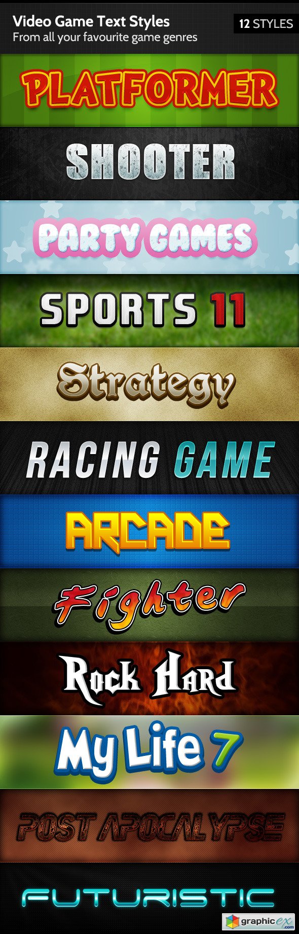Video Game Text Styles 144135