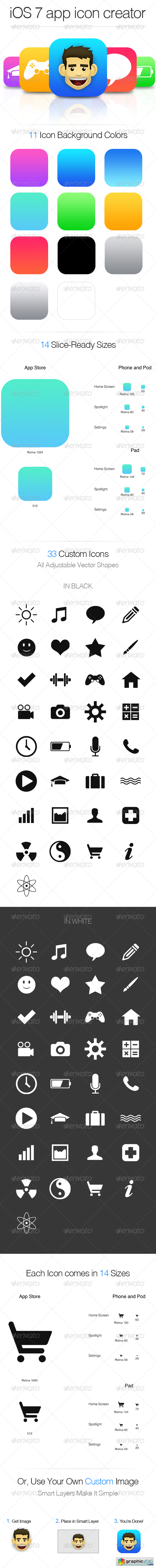iOS 7 App Icon Creator