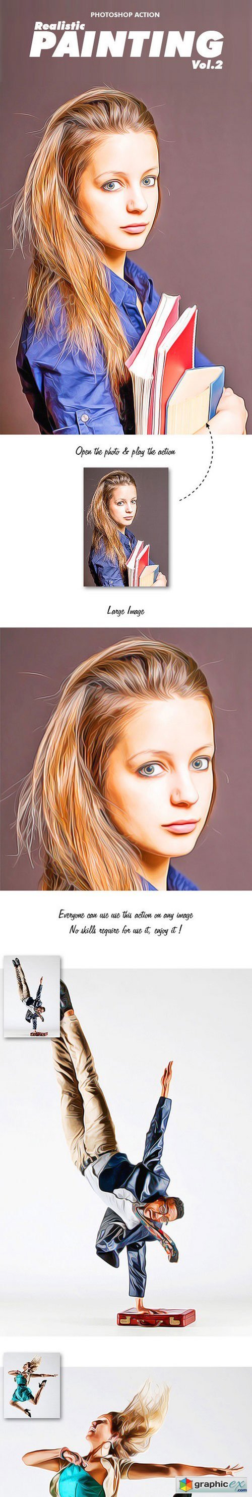 Realistic Painting Vol2 Photoshop Action
