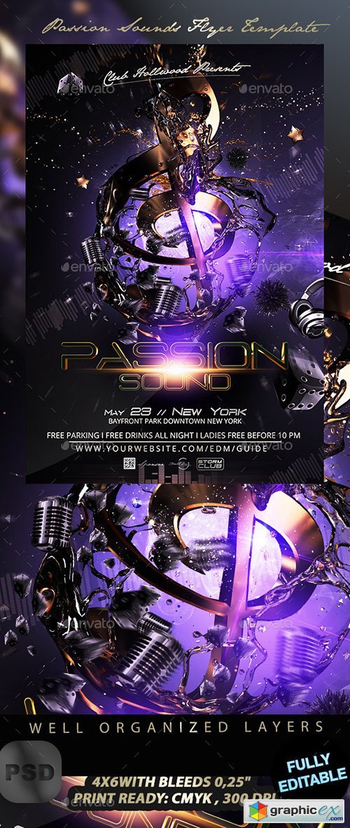 Passion Sounds Flyer Template