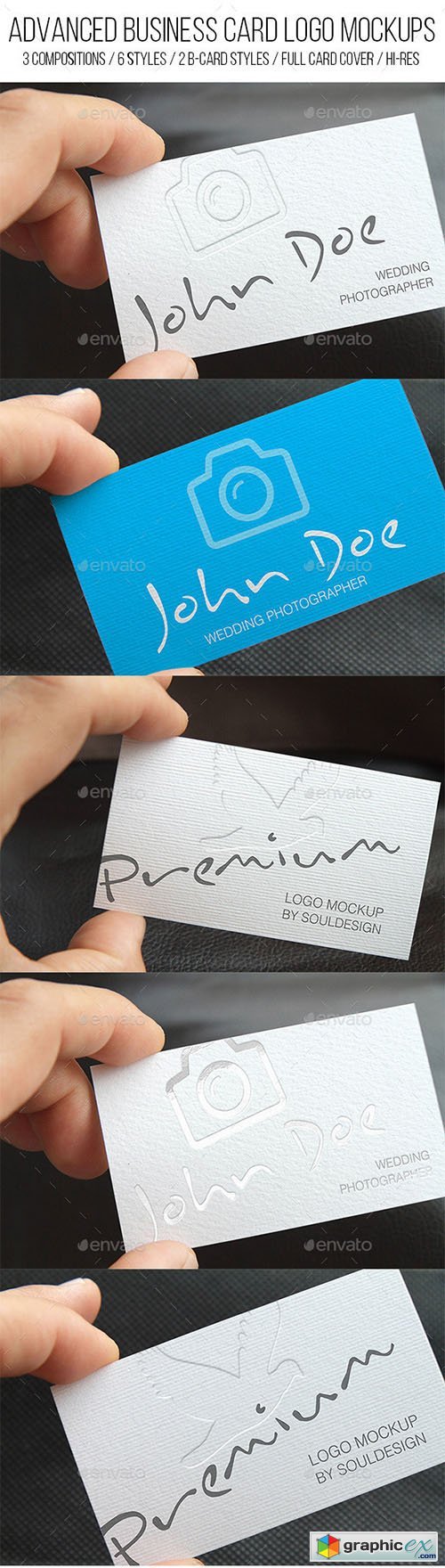 Advanced Business Card Logo Mockups