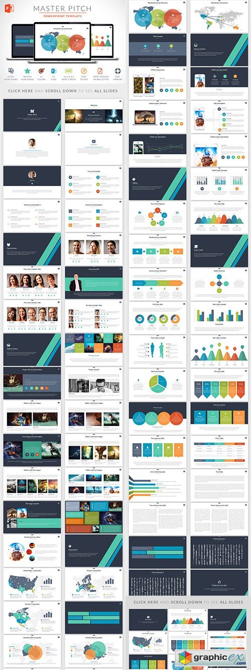 Master Pitch | Powerpoint Template