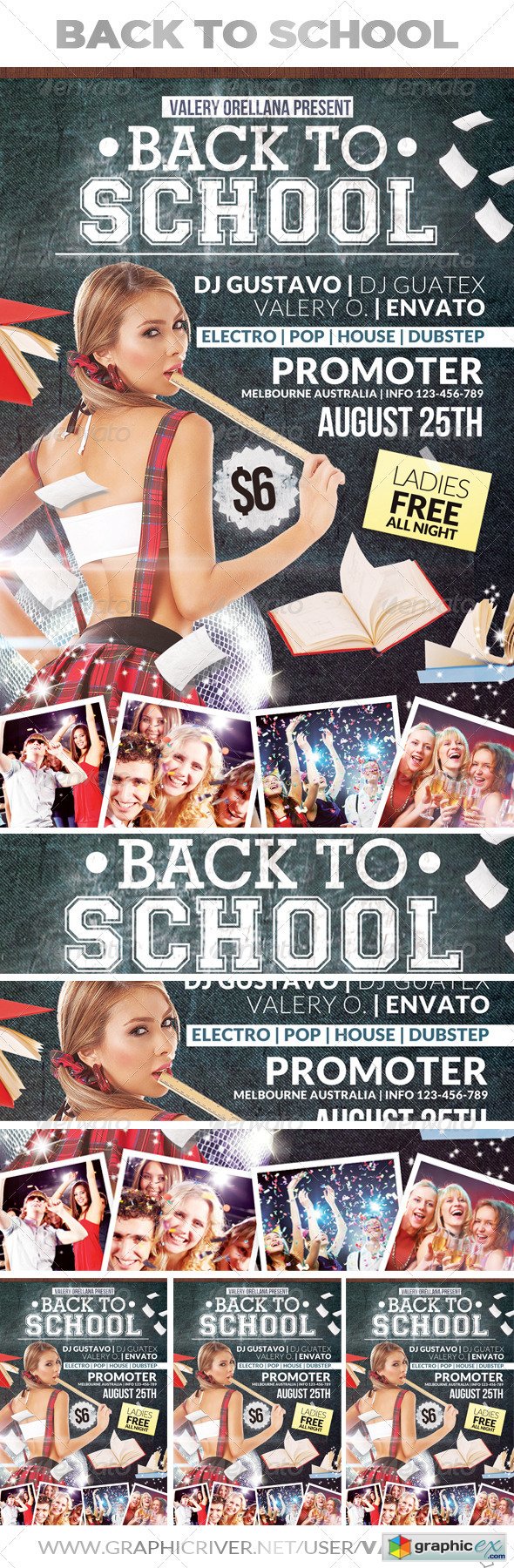Back to School | AFter School | Flyer Template