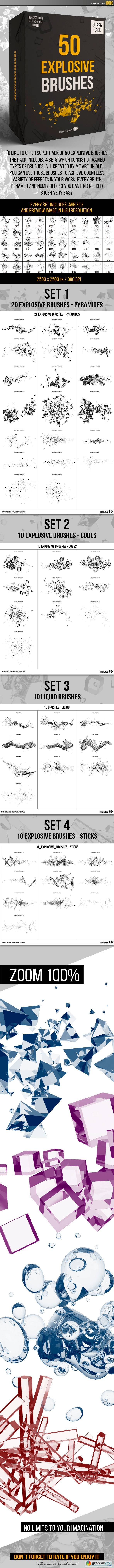 50 Explosion Brushes