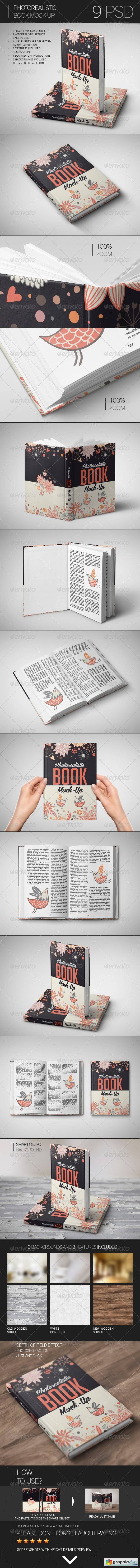 Photorealistic Book Mock-up 8332398