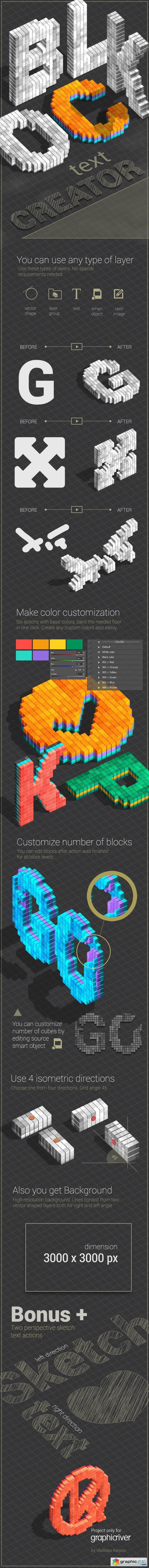 Blocks Text Creator