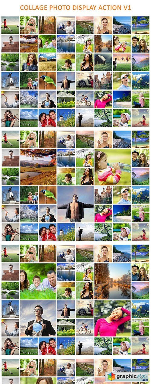 Collage Photo Display Action V1