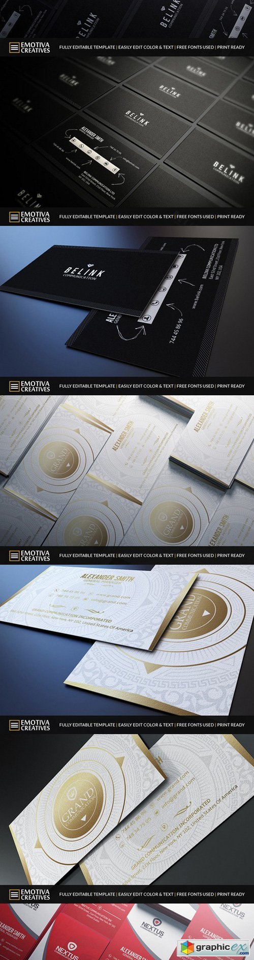 Business Card Bundle 5 In 1