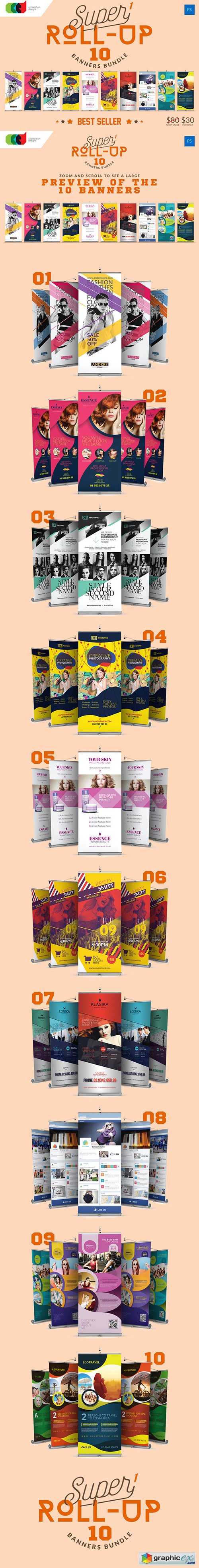 Super 1 - Roll-Up Banners Bundle