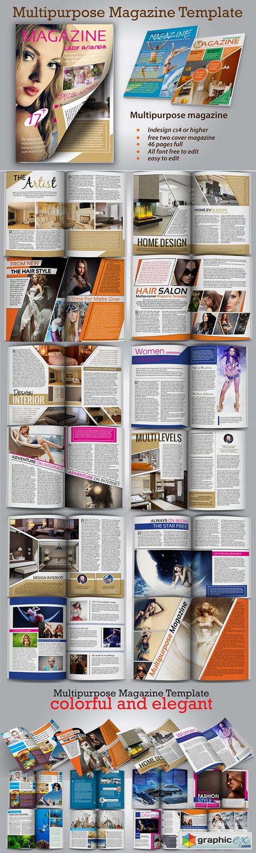 Multipurpose Magazine Template New