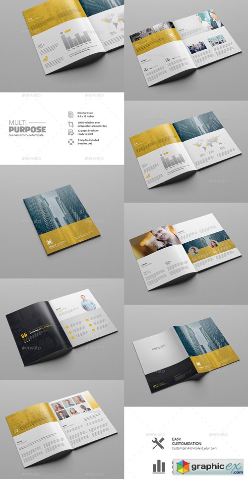 Multipurpose Business Brochure Template 11769942
