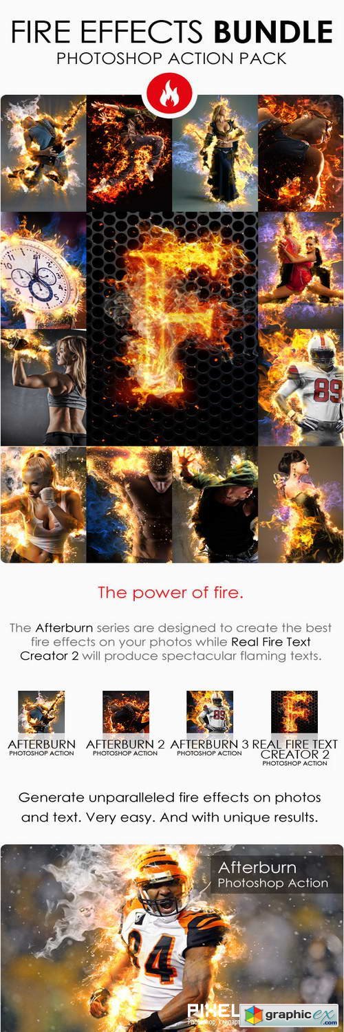 Fire Effects Bundle - Photoshop Actions