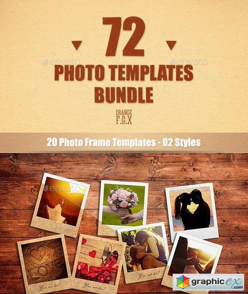 72 Photo Templates Bundle