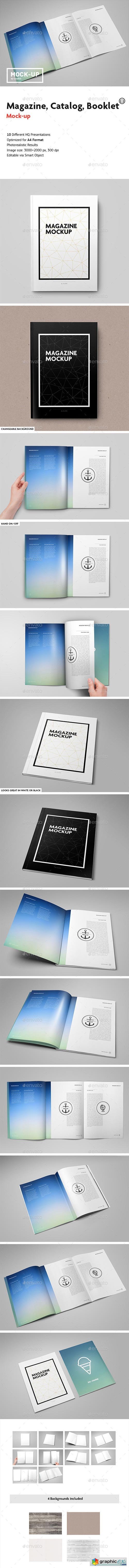 Magazine / Catalog / Booklet Mock-Up