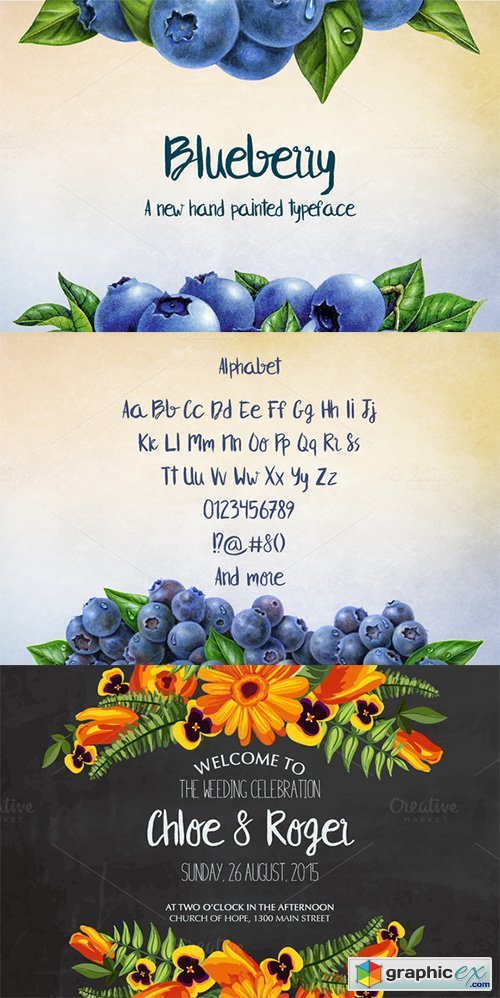 Blueberry Typeface