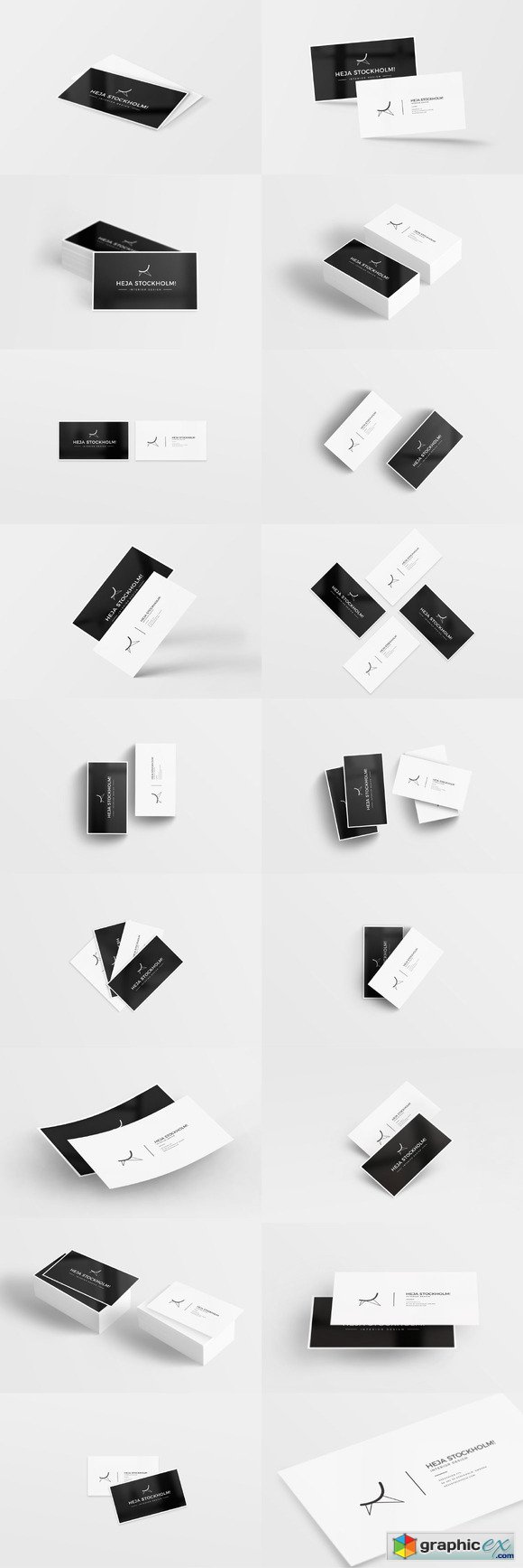 32 Clean Business Card Mockups