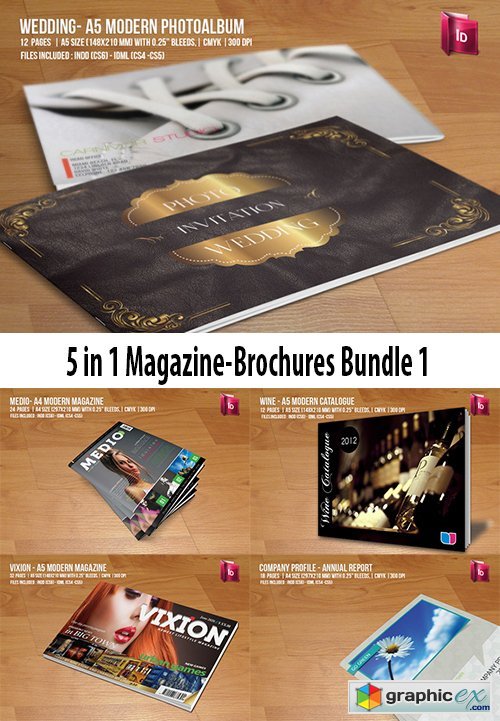 5 in 1 Magazine-Brochures Bundle 1