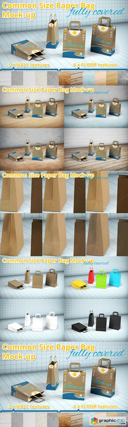 Shopping Paper Bag Mock-up