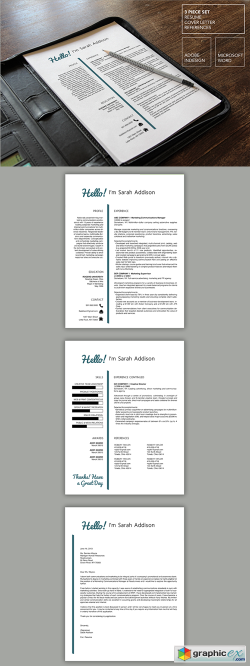 3 Page Resume Template