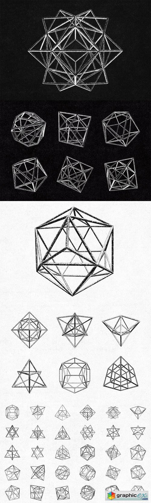 30 Geometric Polygons