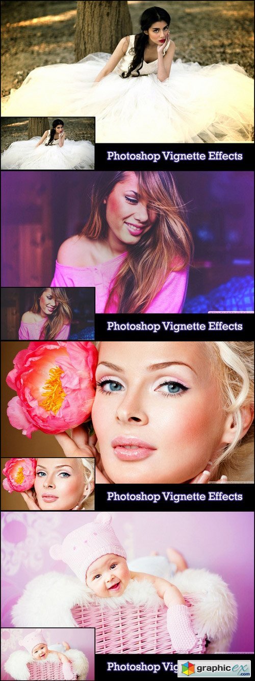 Photoshop Vignette Effects