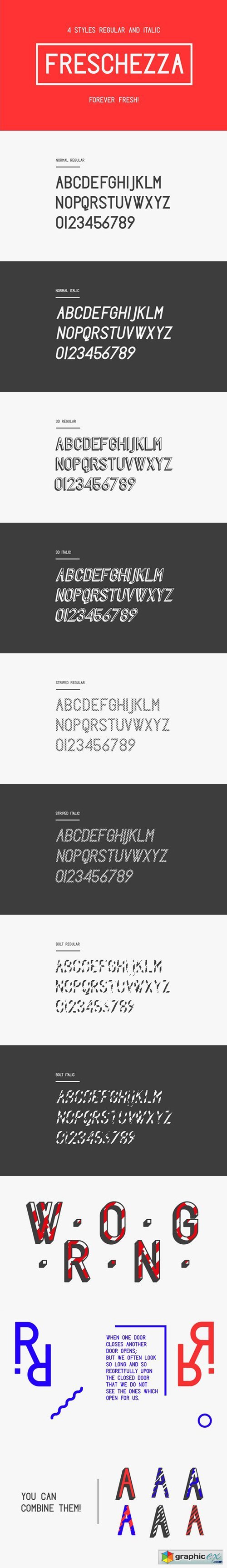 Freschezza Typeface