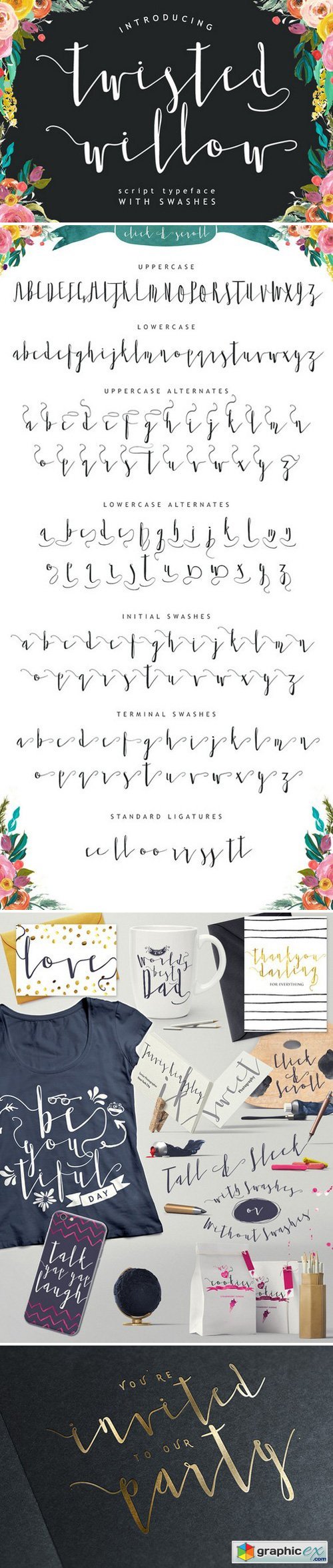 Twisted Willow Typeface Font