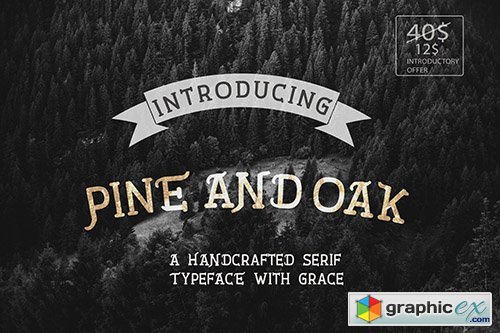 Pine and Oak Font Pack