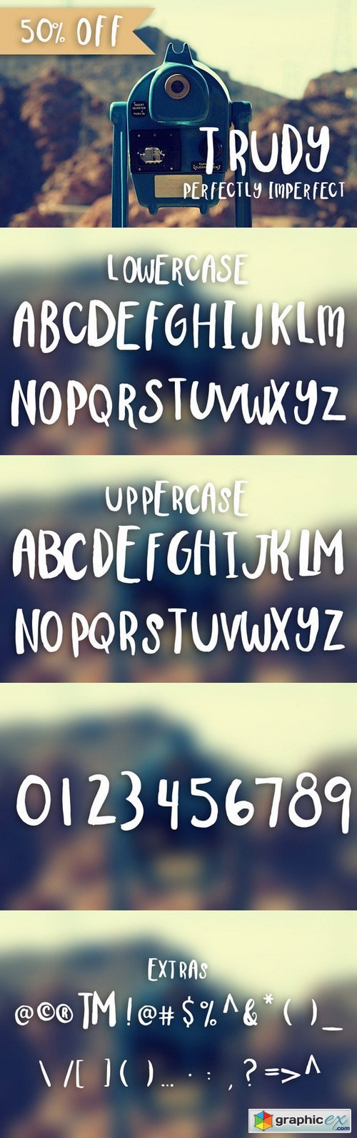 Trudy Hand Brushed Font