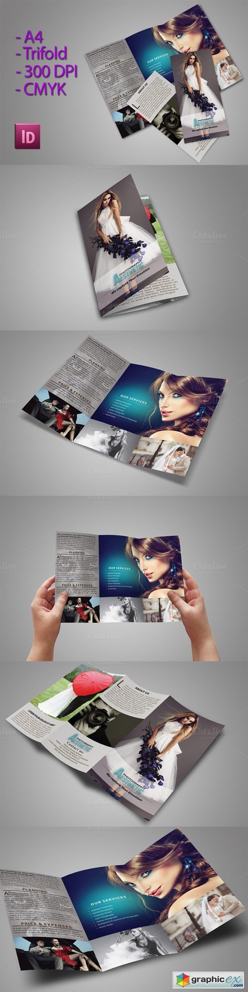 Trifold Brochure For Photographer