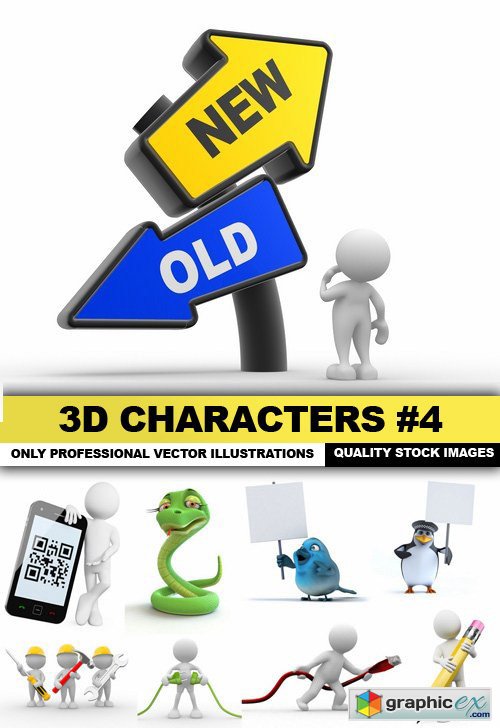3D Characters #4 - 25 HQ Images